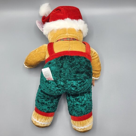 Kostume Kids Sugar Loaf Christmas Gingerbread Doll Santa Hat Overalls 15 inch - Picture 11 of 16